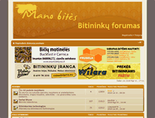 Tablet Screenshot of mano-bites.lt